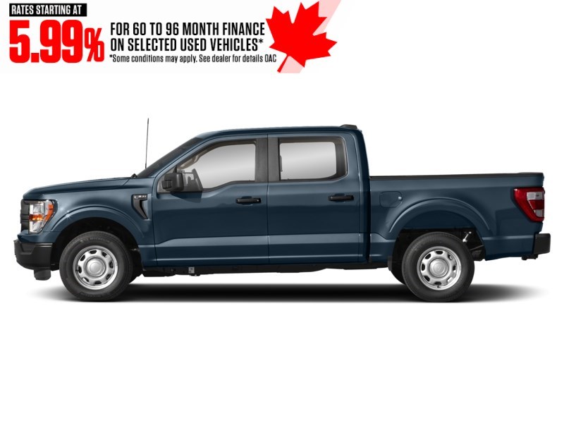 2022 Ford F-150 XL 4WD SuperCrew 5.5' Box Antimatter Blue Metallic  Shot 43