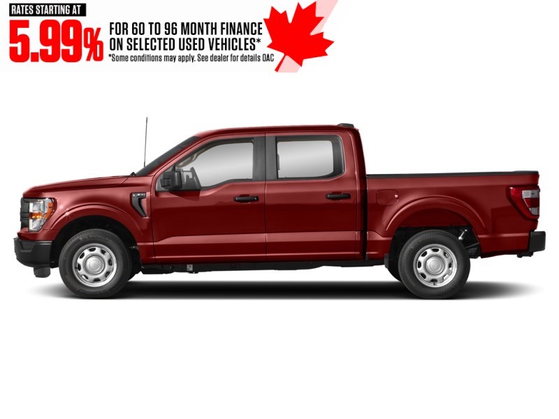 2023 Ford F-150 XL 4WD SuperCrew 5.5' Box Hot Pepper Red Tinted Clearcoat  Shot 72