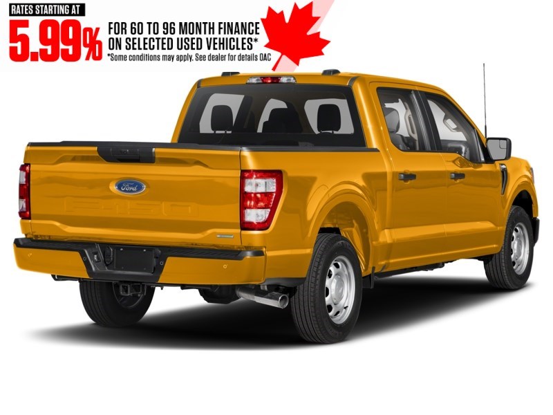 2022 Ford F-150 XL 4WD SuperCrew 5.5' Box School Bus Yellow  Shot 15