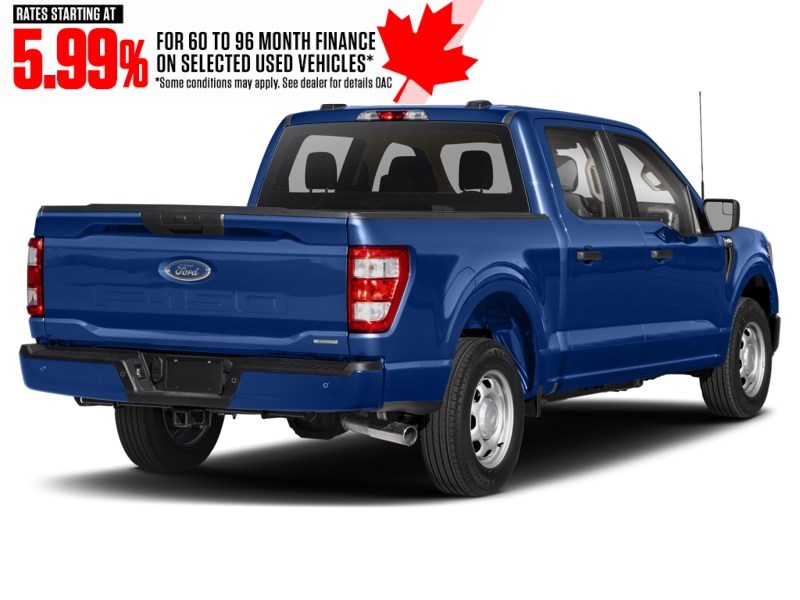 2022 Ford F-150 XL 4WD SuperCrew 5.5' Box Atlas Blue Metallic  Shot 25