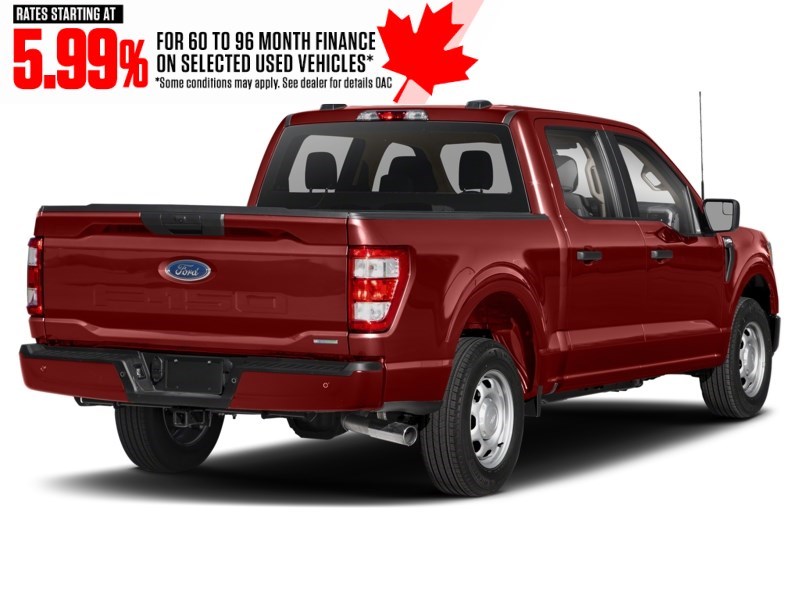 2023 Ford F-150 XL 4WD SuperCrew 5.5' Box Hot Pepper Red Tinted Clearcoat  Shot 75