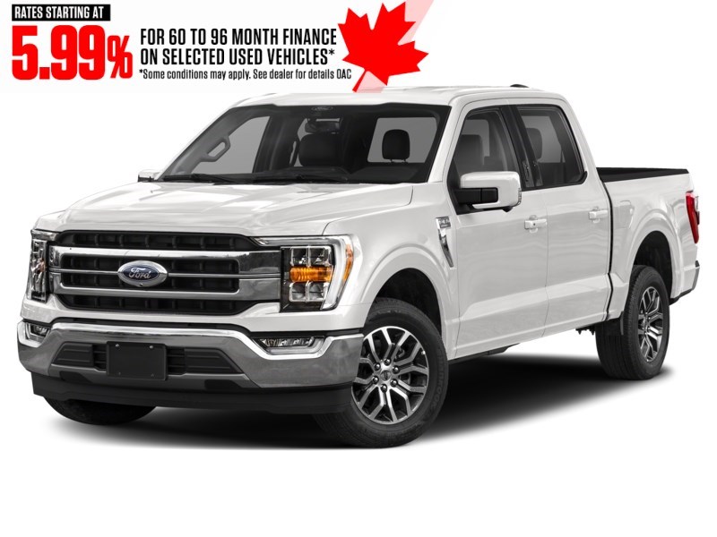 2022 Ford F-150 LARIAT 4WD SuperCrew 5.5' Box Space White Metallic  Shot 1