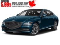 2021 Genesis G80 3.5T Prestige AWD Tasman Blue  Shot 4