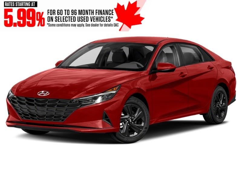 2022 Hyundai Elantra Preferred IVT Fiery Red  Shot 4