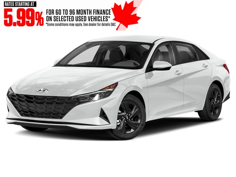 2023 Hyundai Elantra Preferred IVT w/Tech Pkg Atlas White  Shot 39