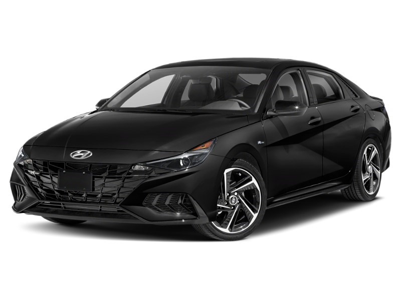 2021 Hyundai Elantra N Line DCT Space Black  Shot 1
