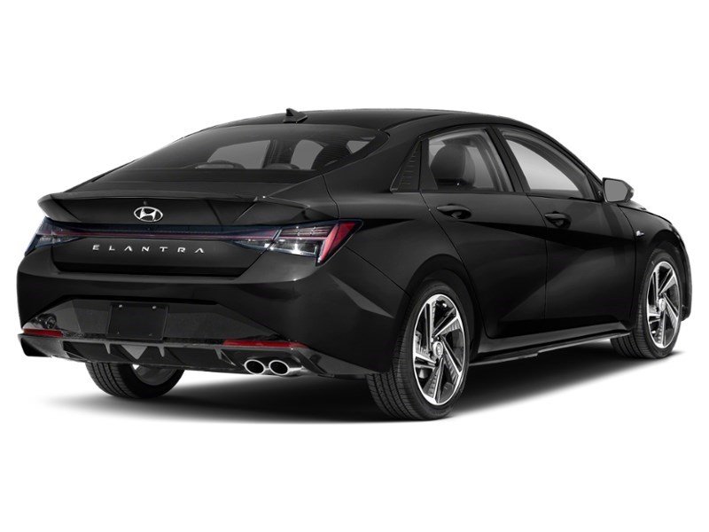 2021 Hyundai Elantra N Line DCT Space Black  Shot 2