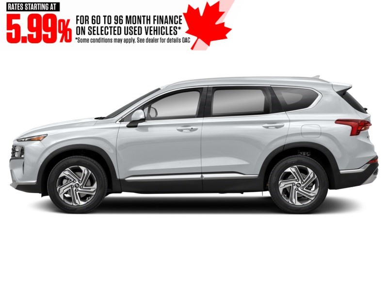 2022 Hyundai Santa Fe Preferred AWD Quartz White  Shot 3