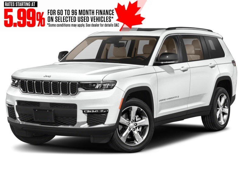 2021 Jeep Grand Cherokee L Limited 4x4 Bright White  Shot 4