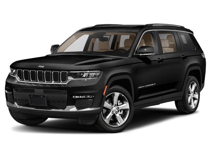 2021 Jeep Grand Cherokee L Summit 4x4 Diamond Black Crystal Pearl  Shot 1