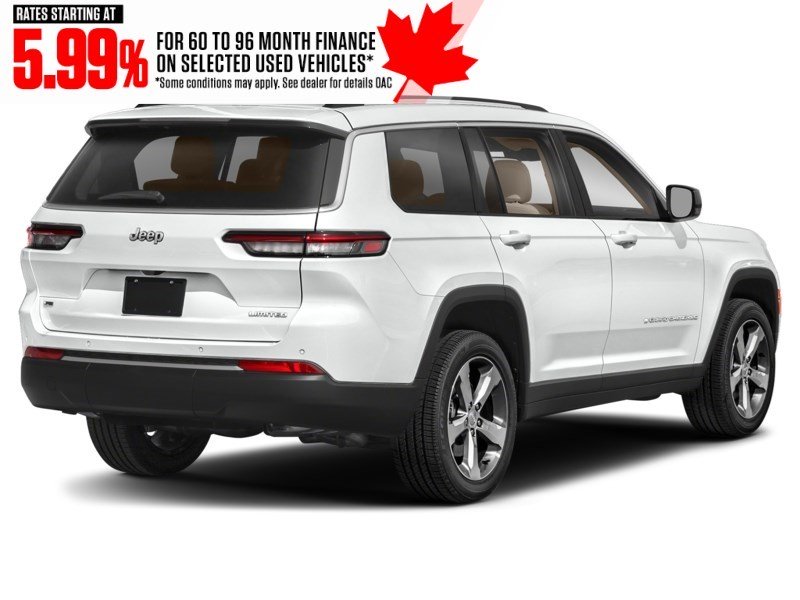 2021 Jeep Grand Cherokee L Limited 4x4 Bright White  Shot 6