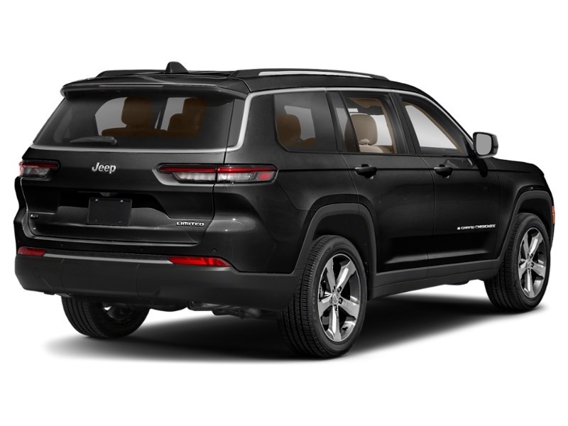2021 Jeep Grand Cherokee L Summit 4x4 Diamond Black Crystal Pearl  Shot 2