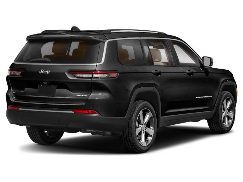 2021 Jeep Grand Cherokee L Summit 4x4 Diamond Black Crystal Pearl  Shot 2