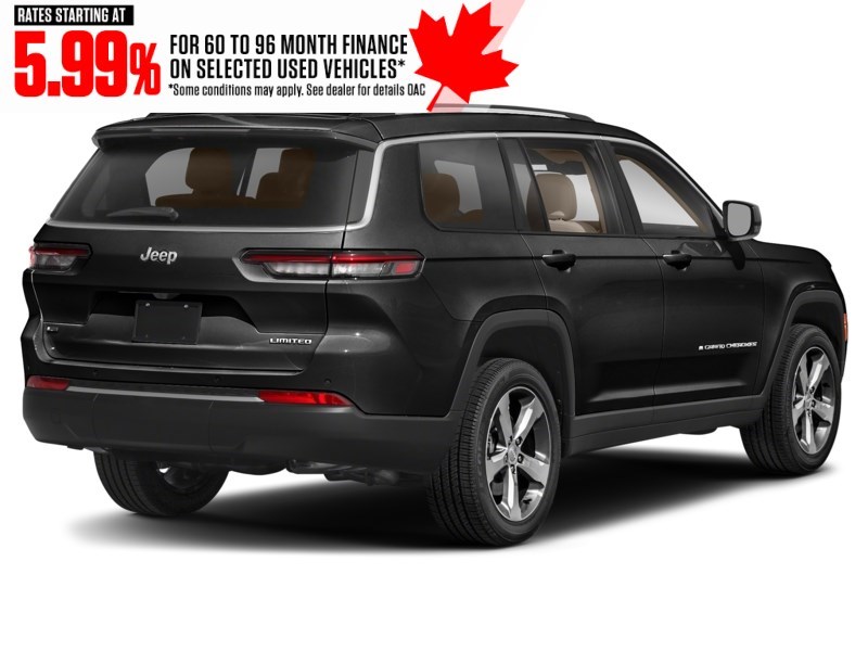 2021 Jeep Grand Cherokee L Limited 4x4 Diamond Black Crystal Pearl  Shot 2
