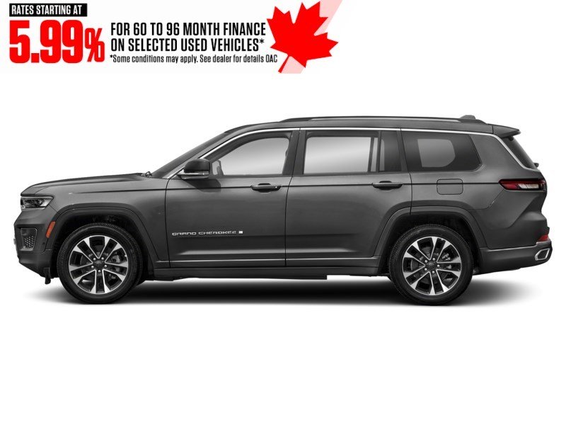 2021 Jeep Grand Cherokee L Overland 4x4 Baltic Grey Metallic  Shot 3