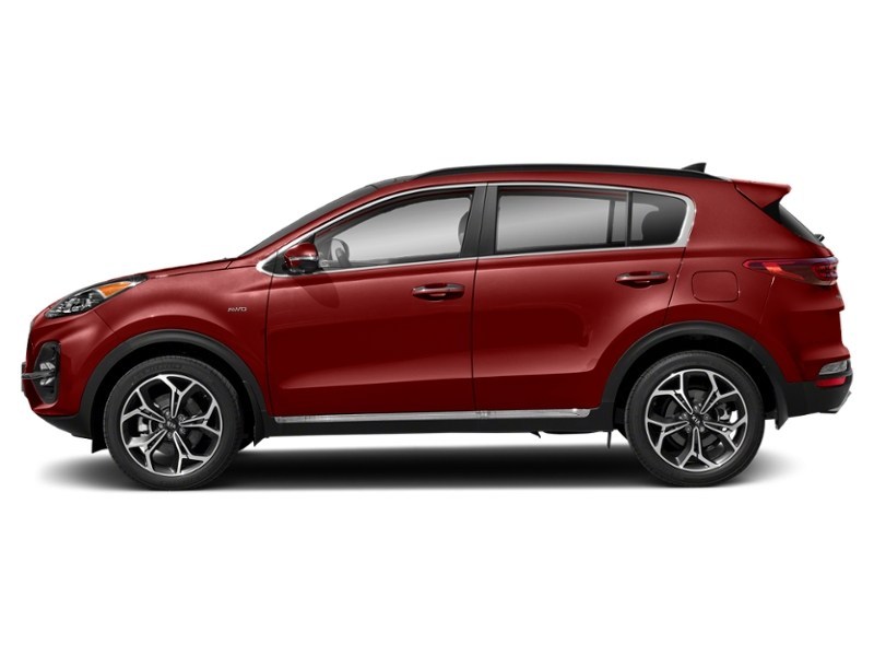 2021 Kia Sportage SX AWD Scarlet Red  Shot 3