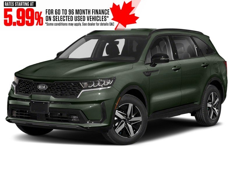 2021 Kia Sorento X-Line AWD Aruba Stone Green  Shot 1
