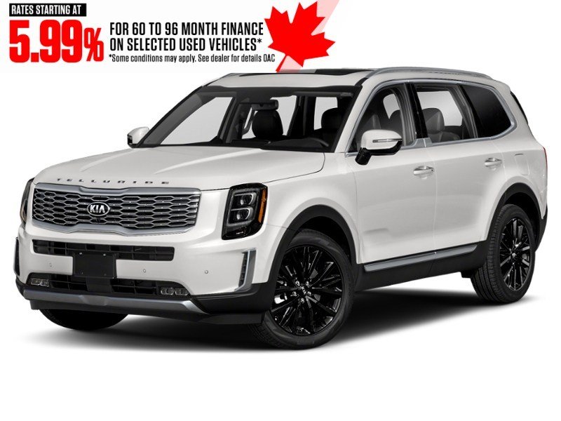 2020 Kia Telluride SX Limited w/Nappa AWD Snow White Pearl  Shot 1