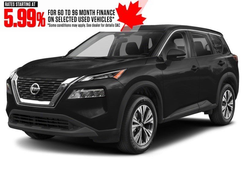 2023 Nissan Rogue AWD SV Midnight Edition Super Black  Shot 4