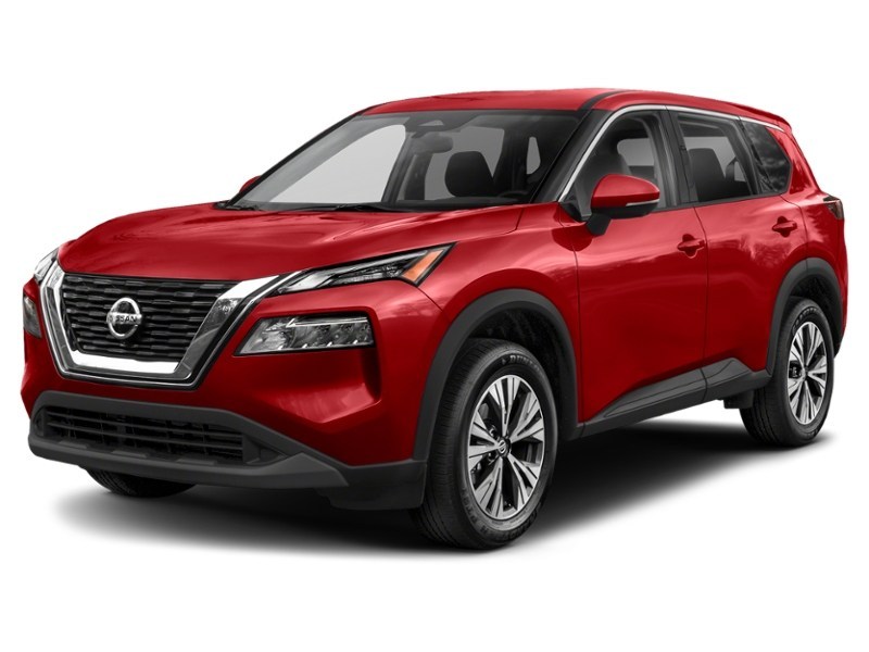 2021 Nissan Rogue AWD SV Scarlet Ember Pearl Metallic  Shot 9