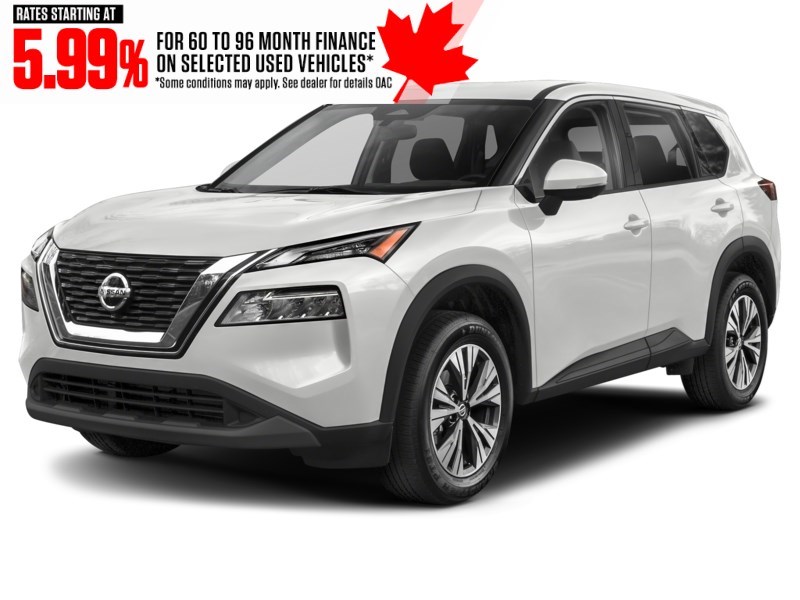 2023 Nissan Rogue AWD SV Moonroof Pearl White Pearl Metallic  Shot 18