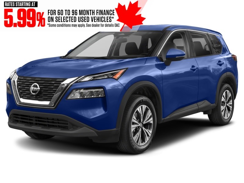 2023 Nissan Rogue AWD SV Moonroof Caspian Blue Metallic  Shot 21