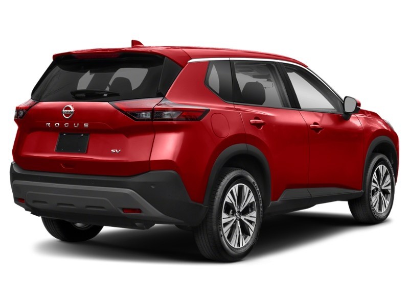 2021 Nissan Rogue AWD SV Scarlet Ember Pearl Metallic  Shot 10