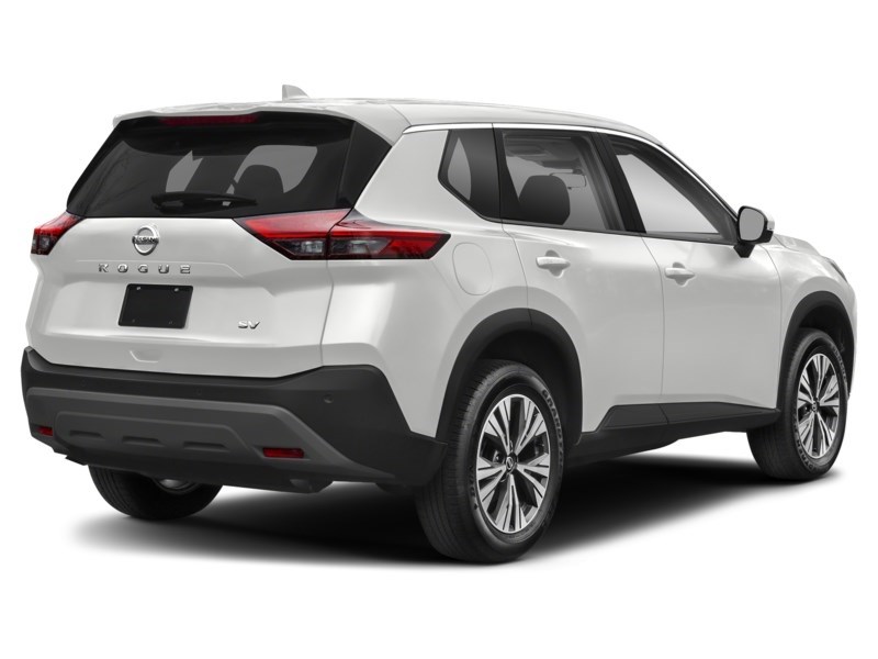 2021 Nissan Rogue AWD SV Pearl White Pearl Metallic  Shot 6
