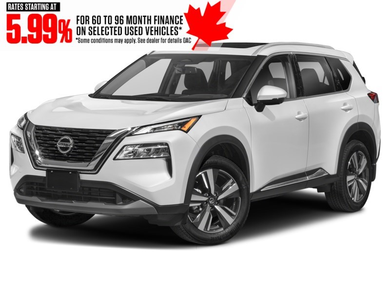 2023 Nissan Rogue AWD SL Glacier White  Shot 52