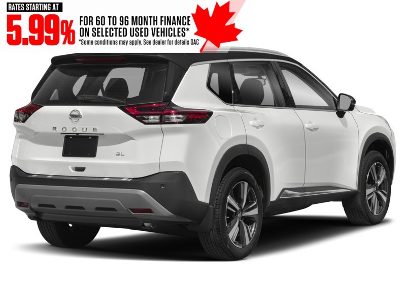 2023 Nissan Rogue AWD SL Pearl White 2-Tone Pearl Metallic  Shot 39