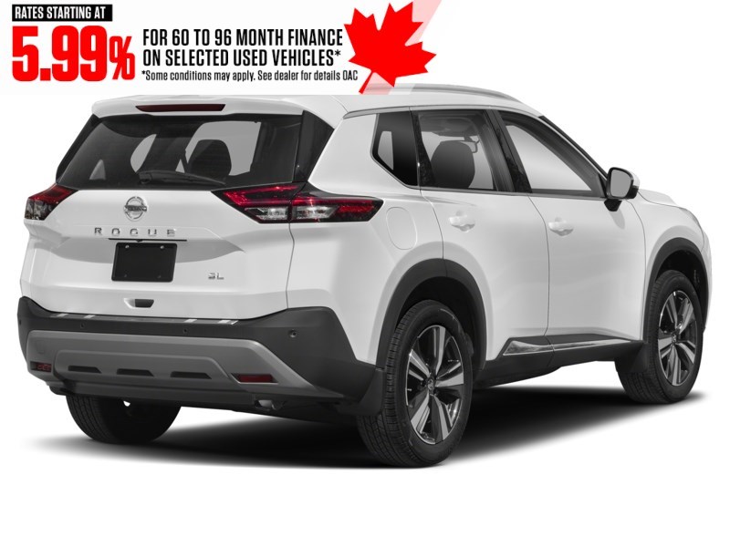 2023 Nissan Rogue AWD SL Glacier White  Shot 53