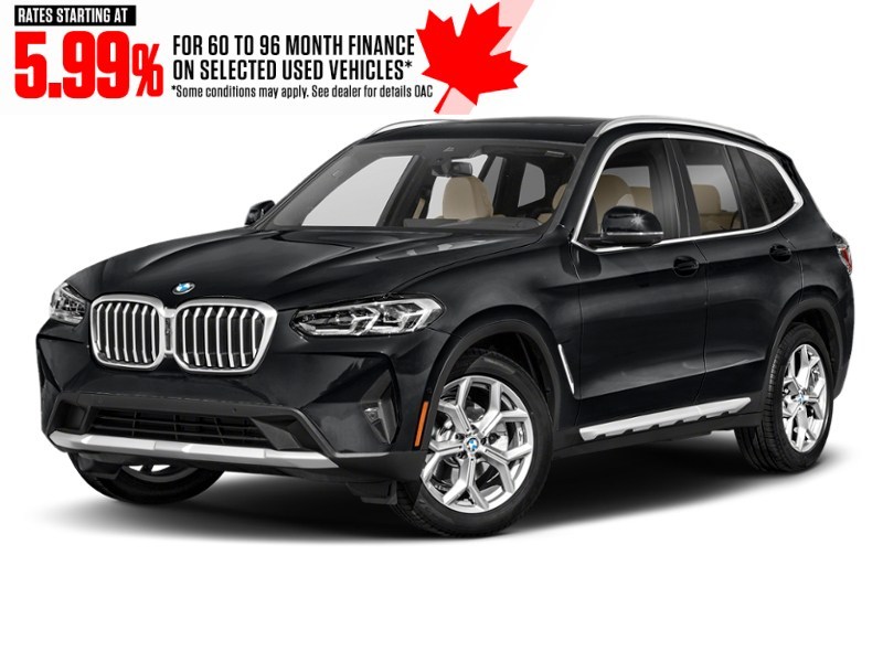 2022 BMW X3 xDrive30i Sports Activity Vehicle Frozen Black  Shot 19