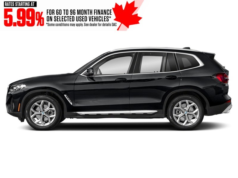 2022 BMW X3 xDrive30i Sports Activity Vehicle Frozen Black  Shot 21