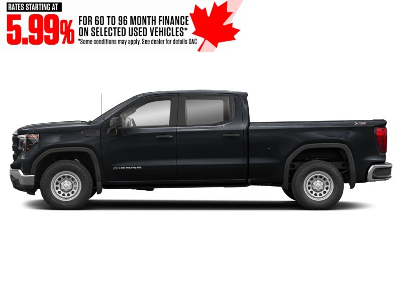 2022 GMC Sierra 1500 4WD Crew Cab 147" SLE Onyx Black  Shot 3