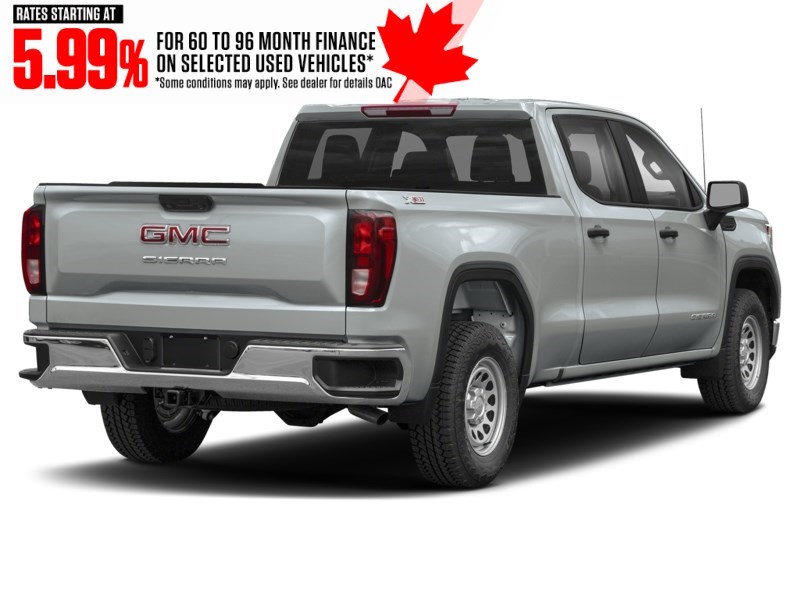 2022 GMC Sierra 1500 4WD Crew Cab 147" SLE Quicksilver Metallic  Shot 8