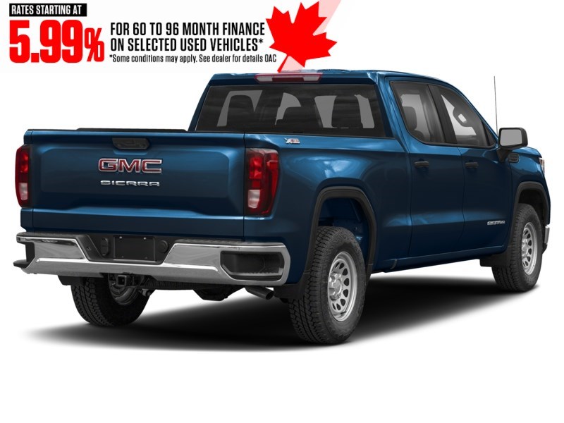 2022 GMC Sierra 1500 4WD Crew Cab 147" SLE Pacific Blue Metallic  Shot 43