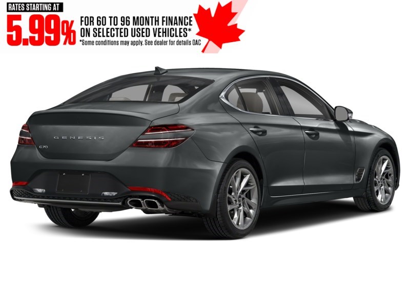 2022 Genesis G70 2.0T Advanced AWD Makalu Grey  Shot 6