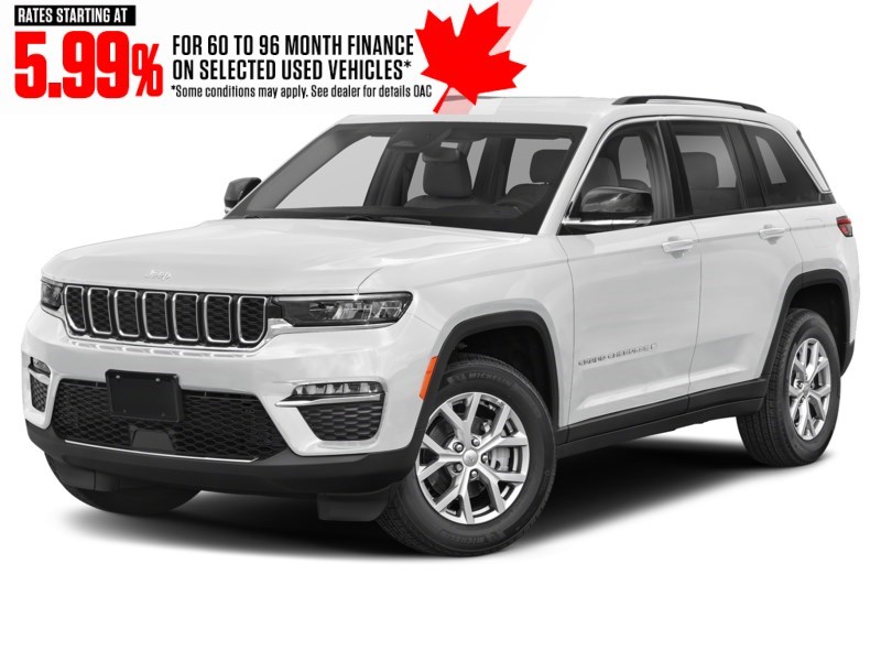 2022 Jeep Grand Cherokee Limited 4x4 Bright White  Shot 4