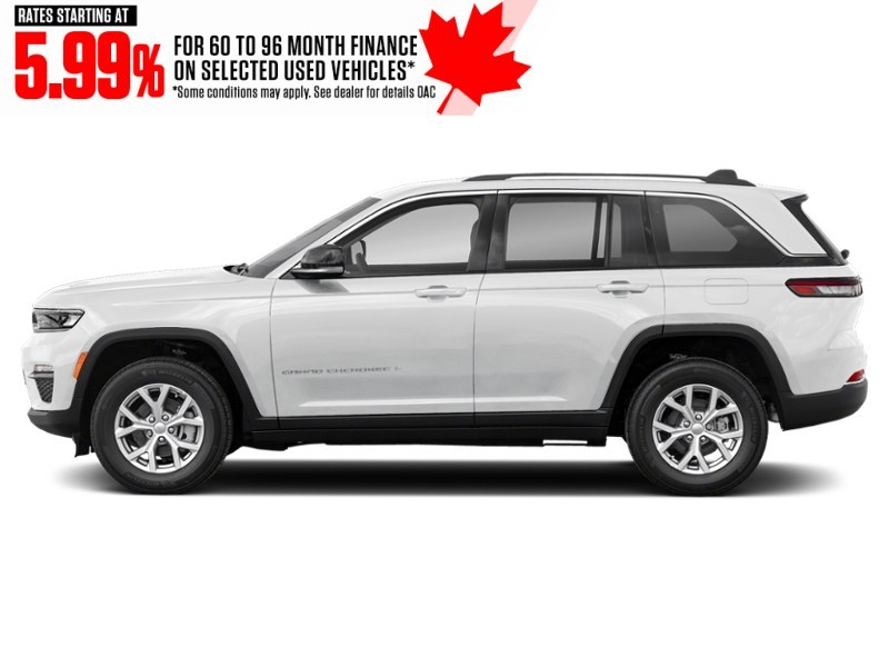 2024 Jeep Grand Cherokee Limited 4x4 Bright White  Shot 3