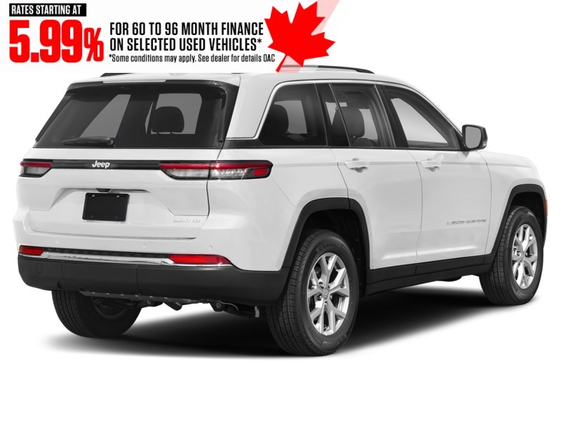 2022 Jeep Grand Cherokee Limited 4x4 Bright White  Shot 2