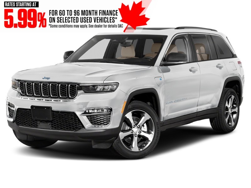 2023 Jeep Grand Cherokee 4xe 4x4 Bright White  Shot 32