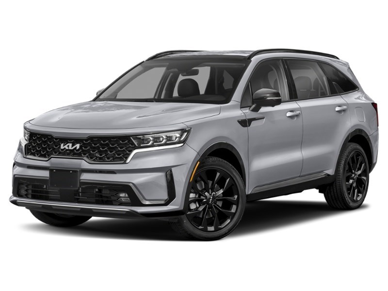 2022 Kia Sorento 2.5T SX w/Black Leather Wolf Grey  Shot 2