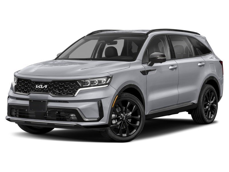 2022 Kia Sorento 2.5T SX w/Black Leather Wolf Grey  Shot 2