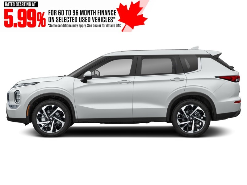 2024 Mitsubishi Outlander ES S-AWC White Diamond  Shot 3