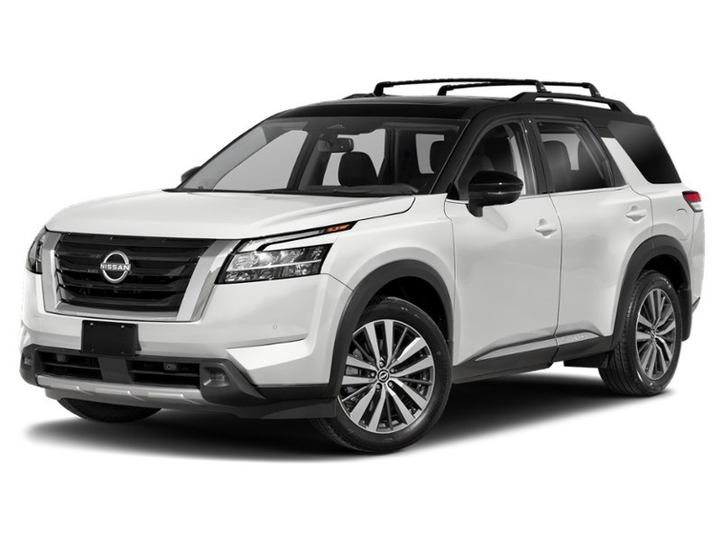 2023 Nissan Pathfinder Platinum 4WD Pearl White TriCoat/Super Black  Shot 47