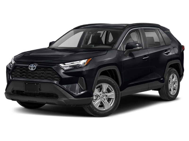 2022 Toyota RAV4 Hybrid Hybrid XLE AWD Midnight Black Metallic  Shot 1