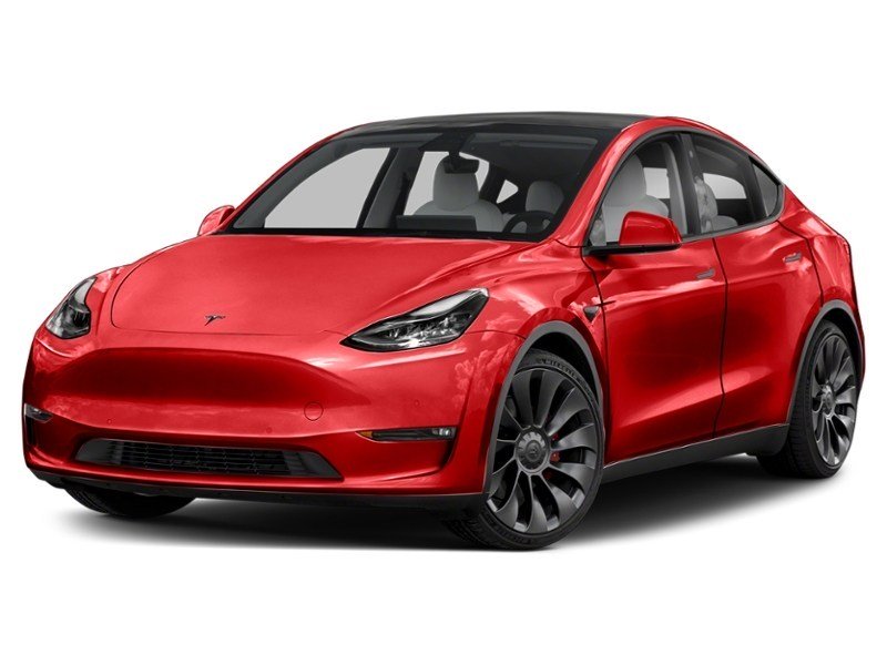2020 Tesla Model Y Long Range AWD Red Multi-Coat  Shot 1