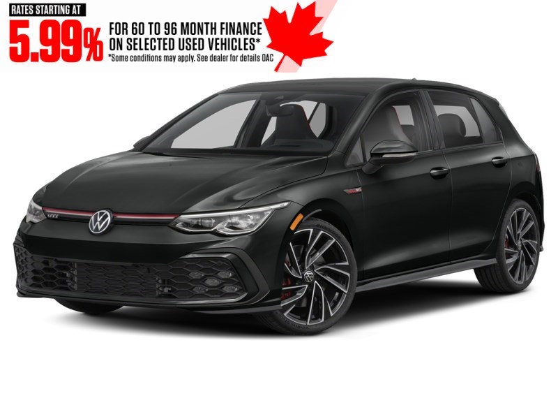 2022 Volkswagen Golf GTI Performance Auto Deep Black Pearl  Shot 4