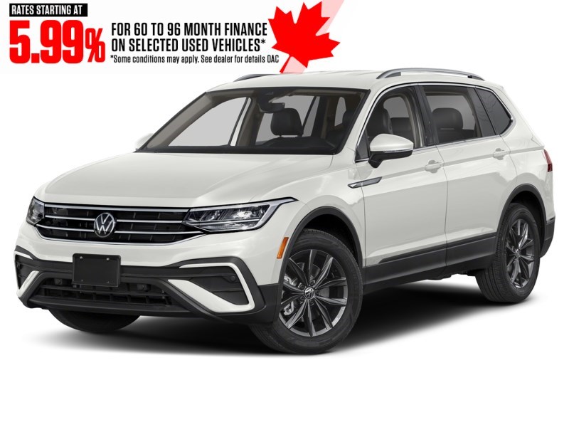 2022 Volkswagen Tiguan Comfortline 4MOTION Pure White  Shot 2