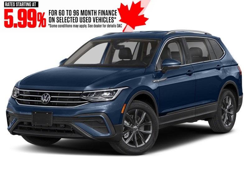 2022 Volkswagen Tiguan Comfortline 4MOTION Atlantic Blue Metallic  Shot 14